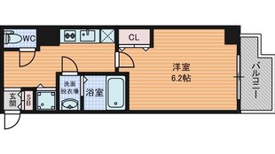 フォーチュン心斎橋イーストの物件間取画像